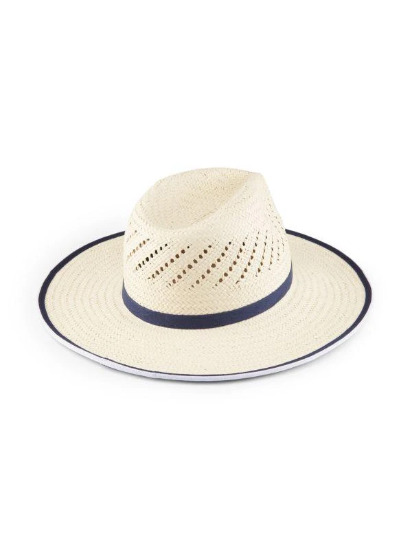 Bruno Magli Straw Fedora Hat 2