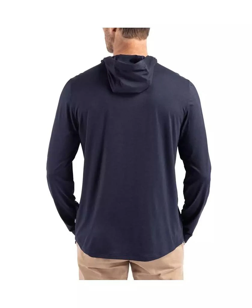 Cutter
Buck Men
s Navy Chicago Bears Coastline Epic Comfort Long Sleeve Hoodie T-Shirt 2