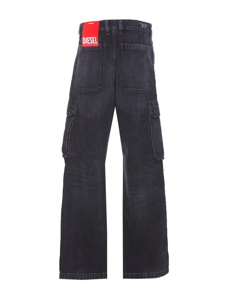 Diesel Diesel D-Pot-Cargo Logo Plaque Jeans 2
