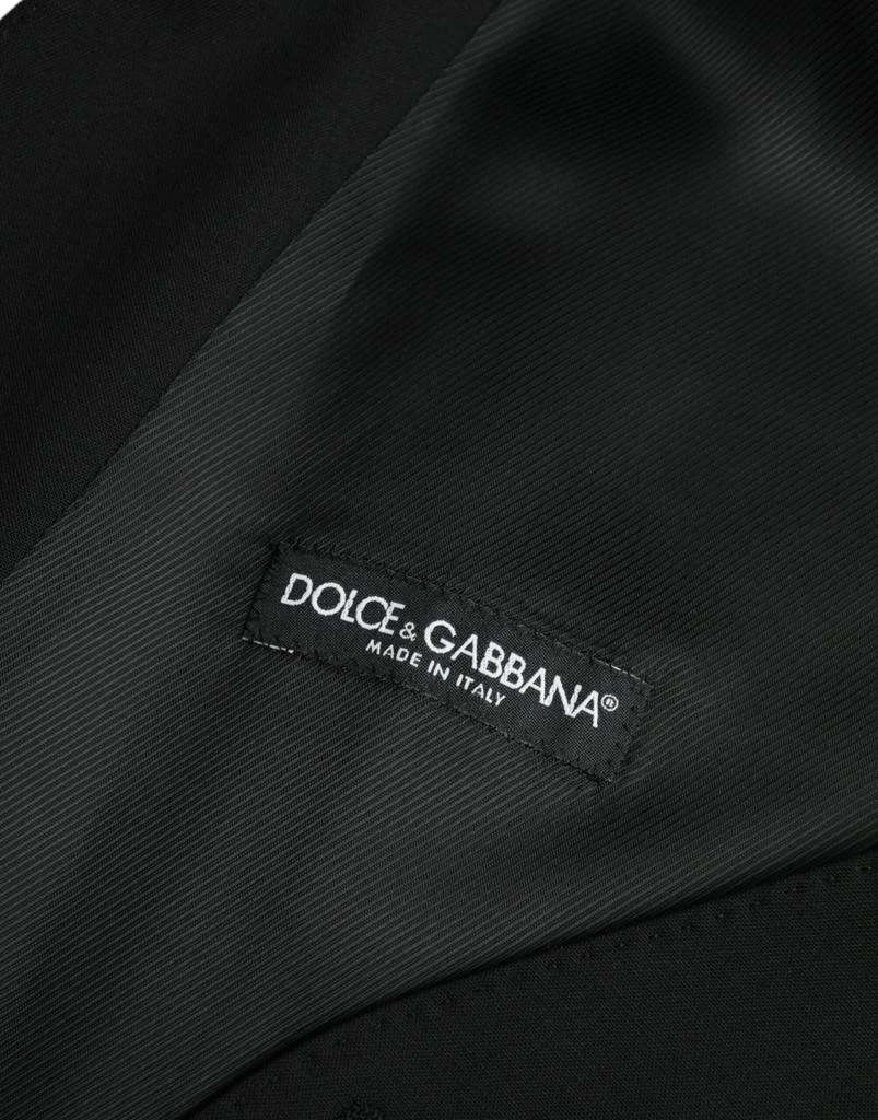 Dolce & Gabbana Dolce & Gabbana Black Wool Formal Dress Waistcoat Vest 7