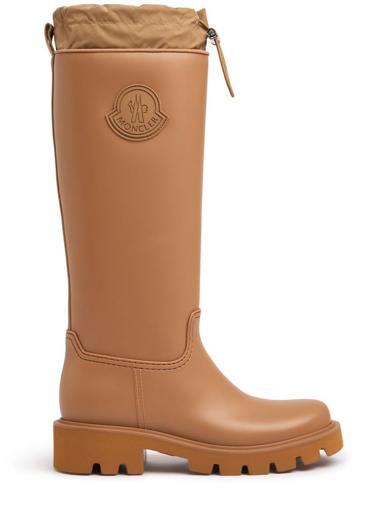 MONCLER 40mm Kickstream High Rubber Rain Boots