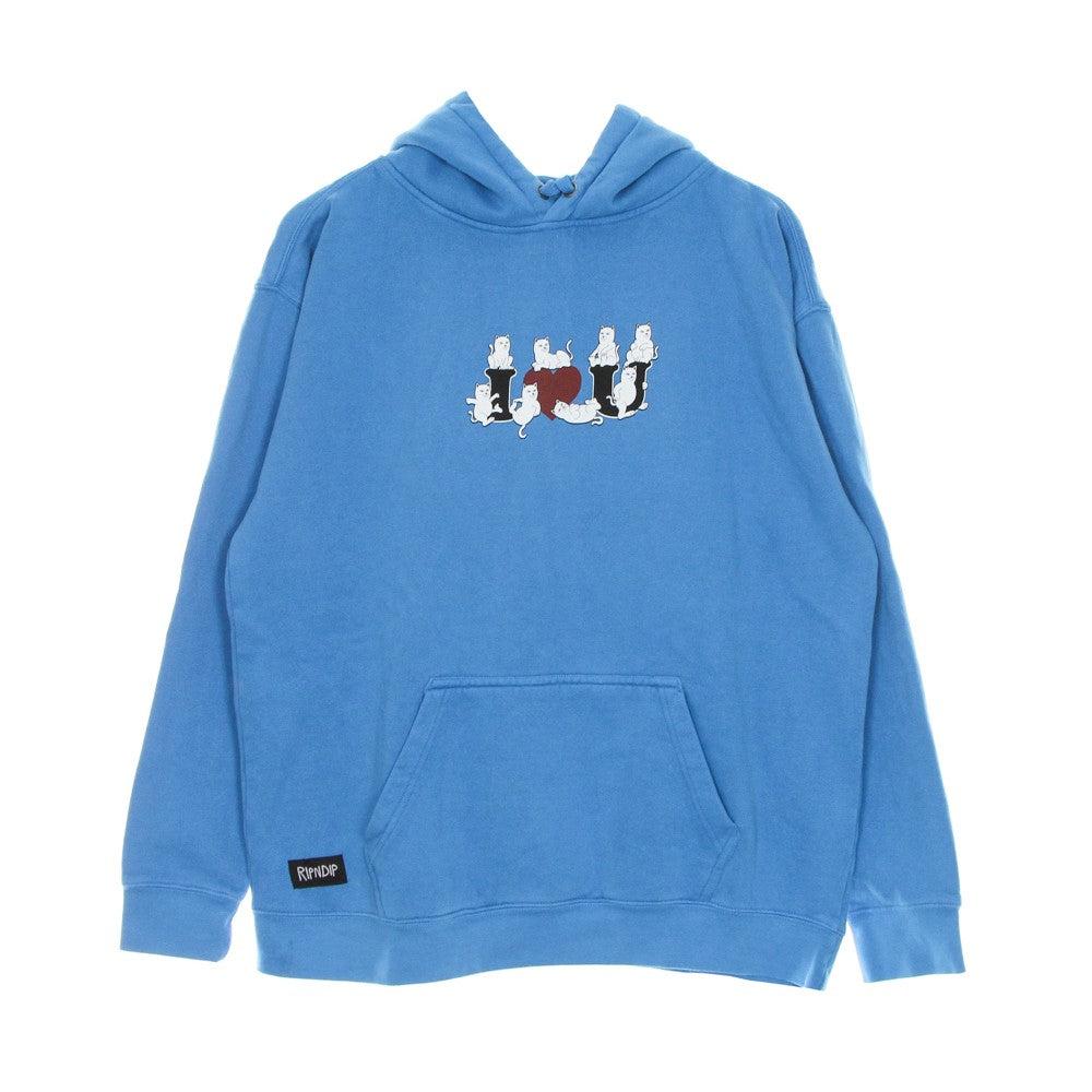RIPNDIP I Love U Hoodie Azure Men's Hoodie