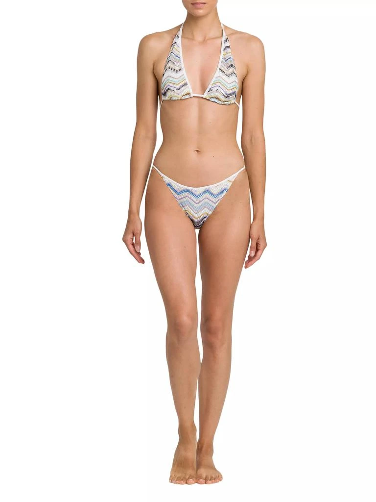 Missoni Knit Zigzag Triangle Bikini Set 2
