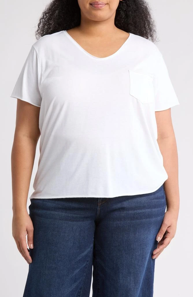Caslon Rolled Burnout Top 1