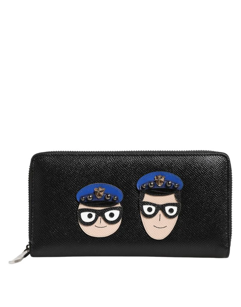 Dolce 
Gabbana Leather #DGFAMILY Zipper Continental Mens Men
s Wallet