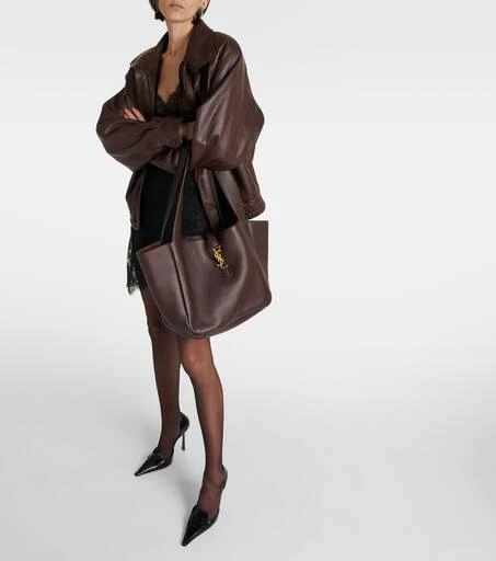 Yves Saint Laurent Le 5 à 7 Bea Large leather shopper 5
