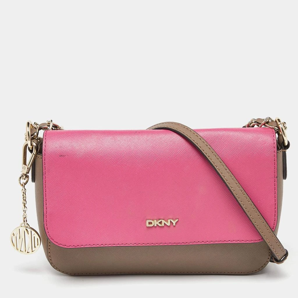 DKNY Bryant Park Pink Saffiano Leather Mini DKNY Bryant Park Pink Saffiano Leather M New | Mercari main image 4