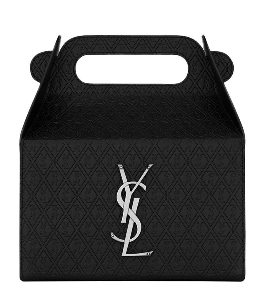 Yves Saint Laurent Embossed Take-Away Box Bag 1