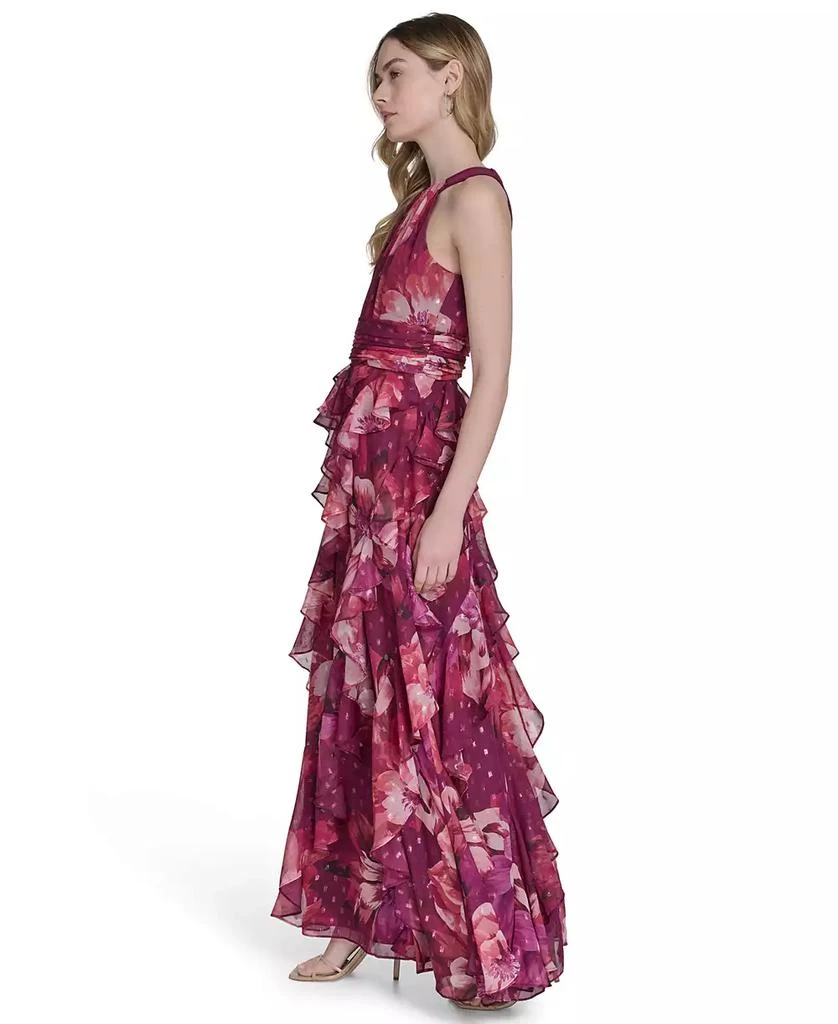 Petite Printed Chiffon Ruffled-Skirt Halter Gown  On Sale Now with Up to  61% Off | Discover Exclusive Deals & Savings at BeyondStyle  Authentic Eliza  J dress|women's fashion|dresses with Limited-Time Discounts,