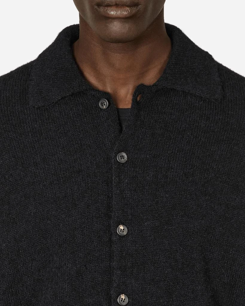 Our Legacy Fuzzy Alpaca Evening Polo Black 5