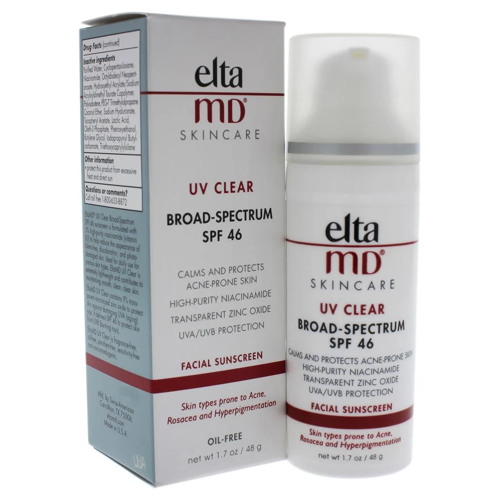 EltaMD UV Clear Facial Sunscreen SPF 46 by  for Unisex - 1.7 oz Sunscreen 1