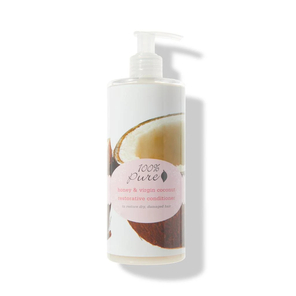 100% Pure Honey & Virgin Coconut Restorative Conditioner 13oz 1