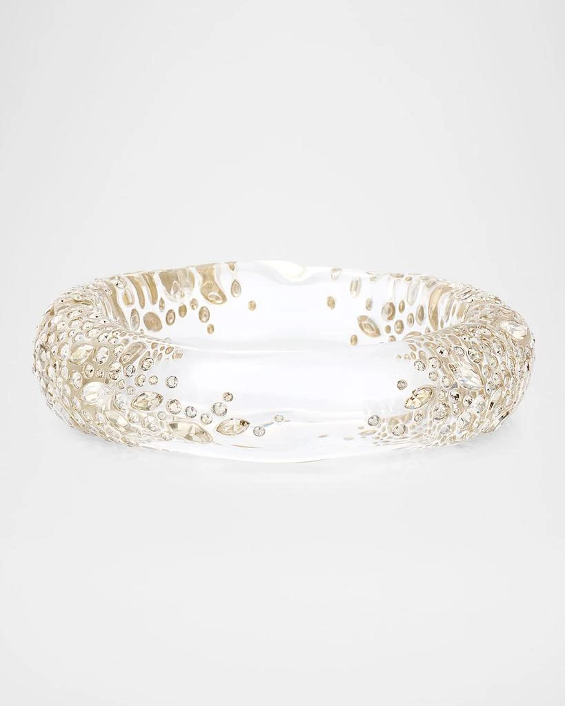 Alexis Bittar Confetti Crystal Lucite Hinge Bracelet