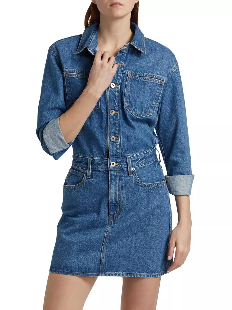 SLVRLAKE Jagger Cotton Denim Minidress 3