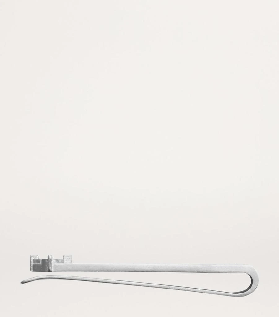 Burberry Sterling Silver B Charm Tie Bar 2