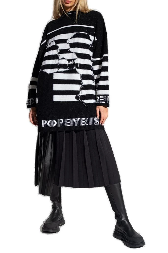 Iceberg Iceberg Sailor Popeye Striped Jumper Dress 4