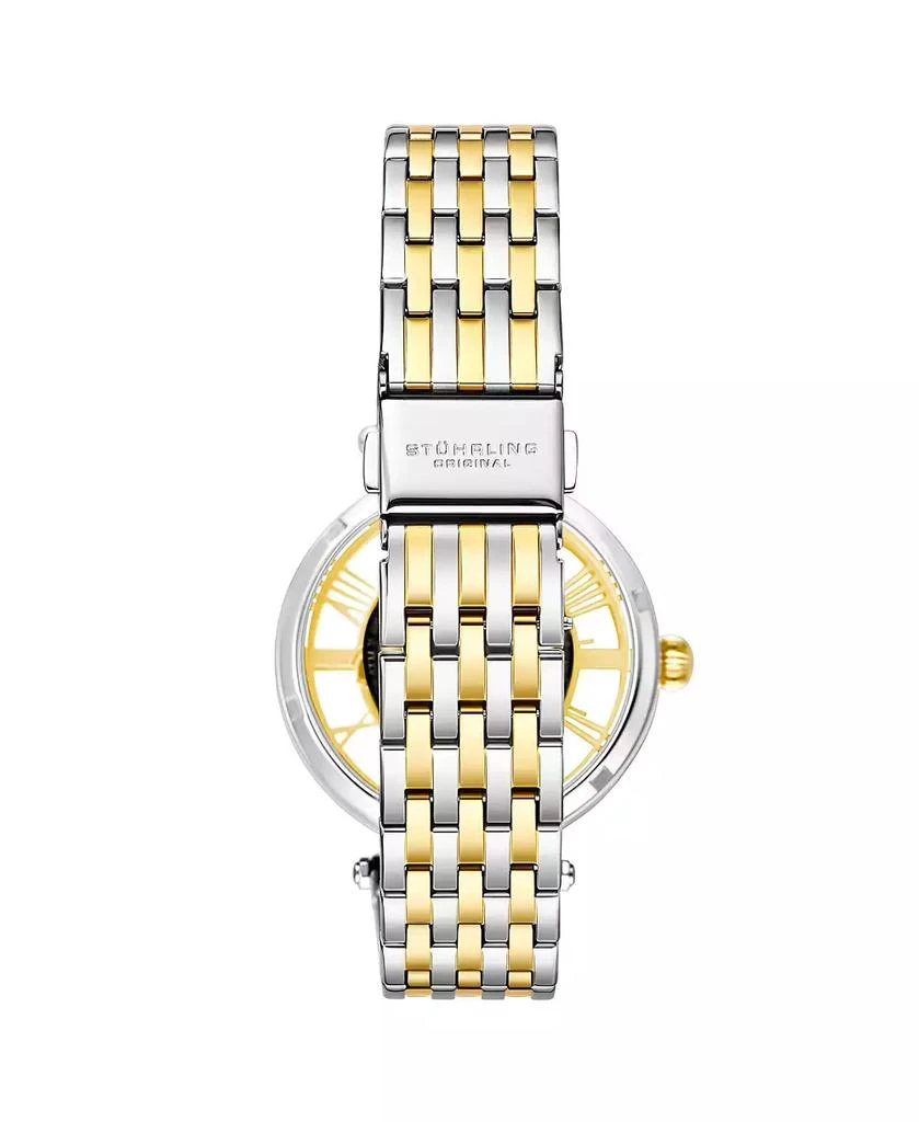 Stuhrling Delphi 3944 Automatic 38mm Ladies Skeleton Watch 2