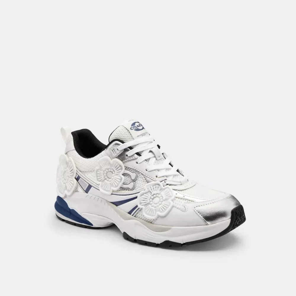 Coach Mesh Sneaker With Tea Rose 3