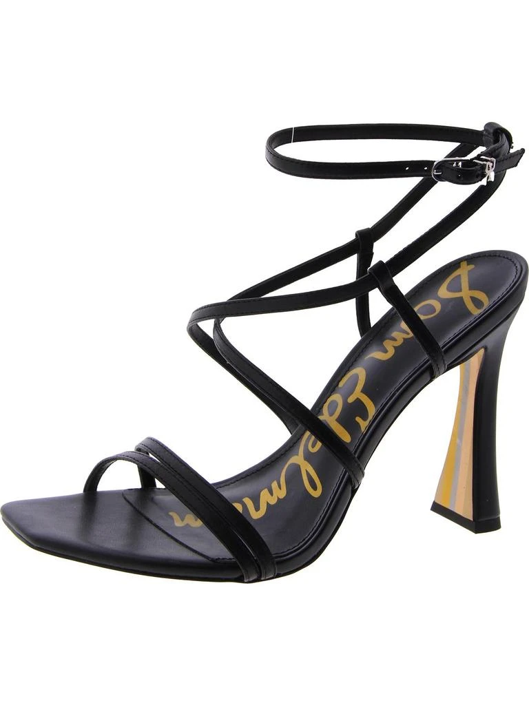 Sam Edelman Lilly Womens Leather Ankle Strap Heels 4