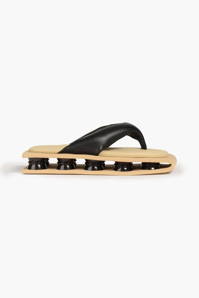 Kenzo Kenzori padded leather flip flops 1