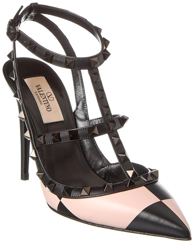 Valentino Rockstud Caged 100 Leather Pump 1