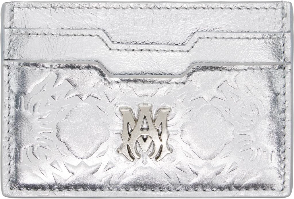 AMIRI Silver MA Quad Foil Card Holder