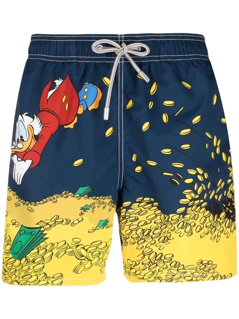Mc2 Saint Barth Donald-print swim shorts - men -  -  - Blue 1