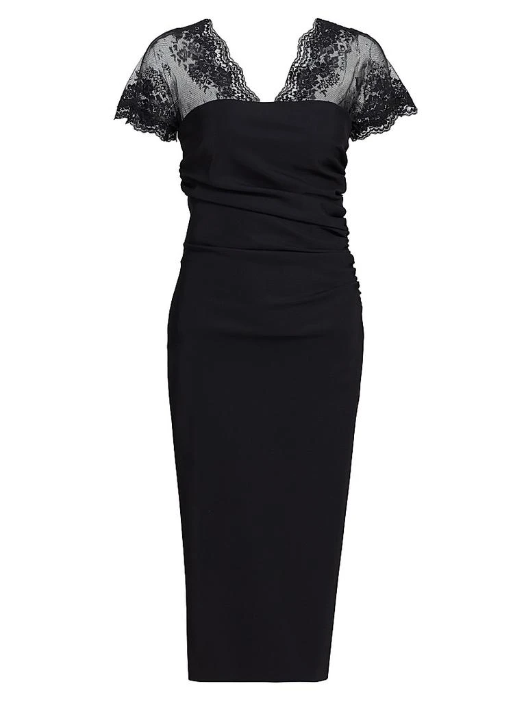 theia gia beaded shawl embellished dress Theia Beaded Shawl Gown – MOTHER OF main image 0