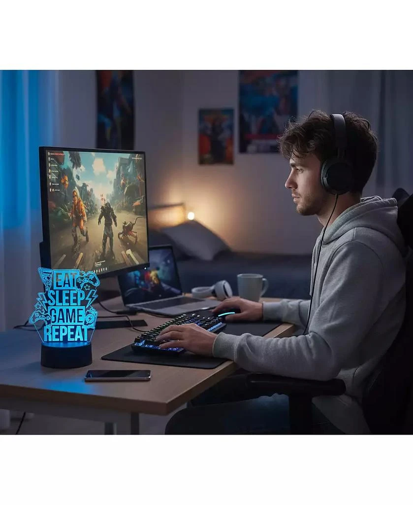 3pexperts LED Sleep Eat Atmosphere Light - Remote Control 3