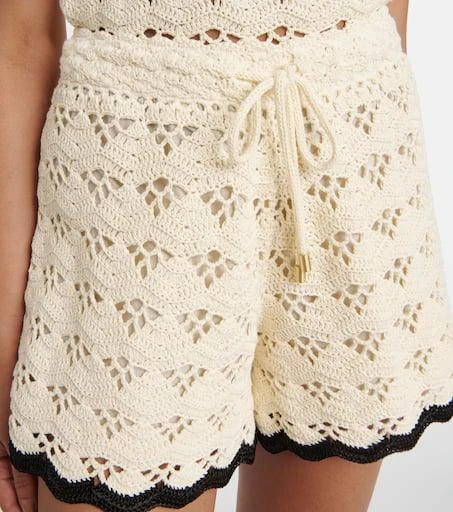 Zimmermann Rhiannon crochet cotton shorts 4