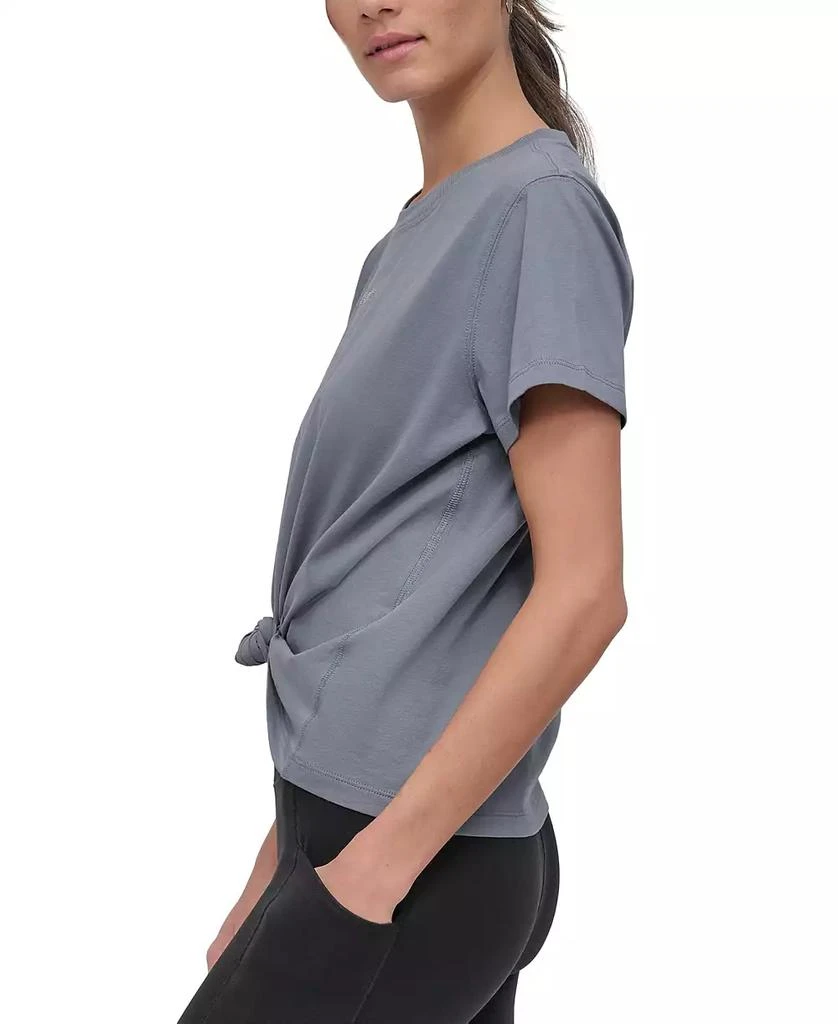 DKNY Women's Studded-Logo T-Shirt 8
