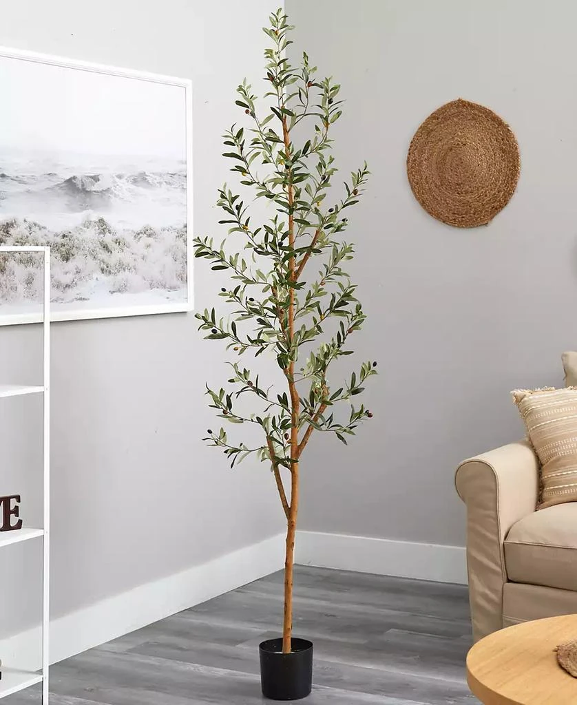NEARLY NATURAL 82” Olive Artificial Tree 7