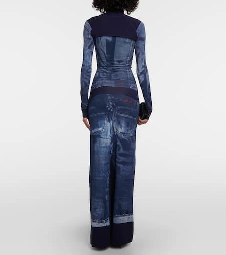 knee length dresses for ladies SS1996 Jean Paul Gaultier Tribal Maori Tattoo Dress – Dolce Vita Hub main image 0