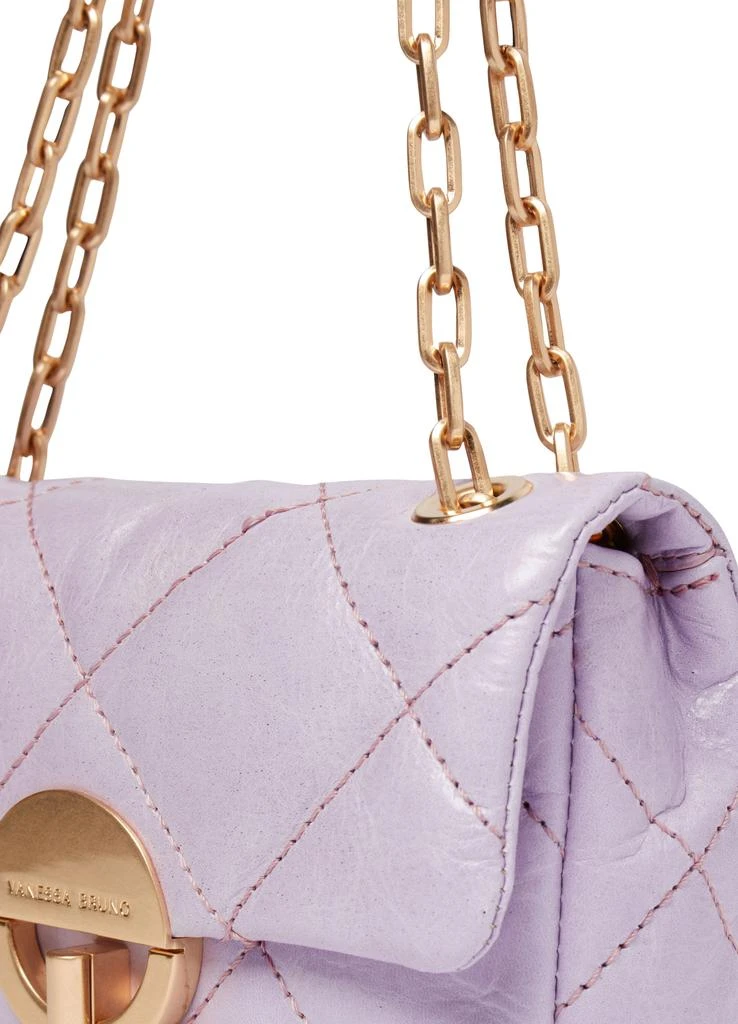 VANESSA BRUNO Leather nano Moon bag 5