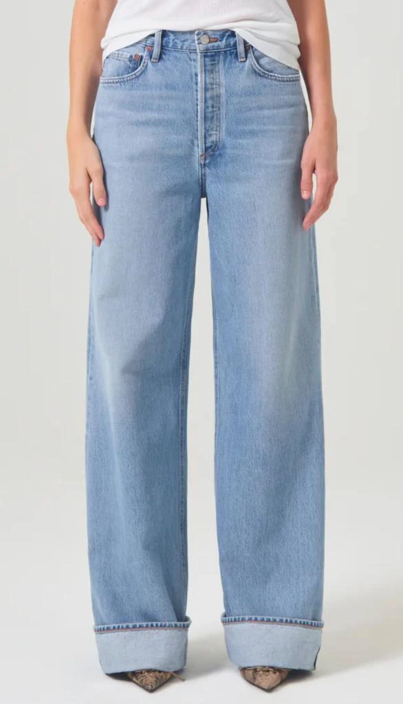 AGOLDE Agolde - Dame High Rise Wide Leg Jeans 1