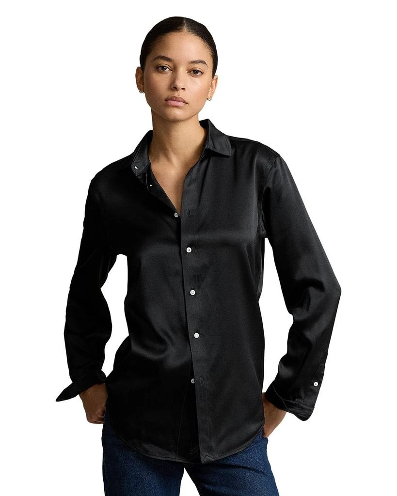 Ralph Lauren Ralph Lauren Silk Long Sleeve Shirt 10
