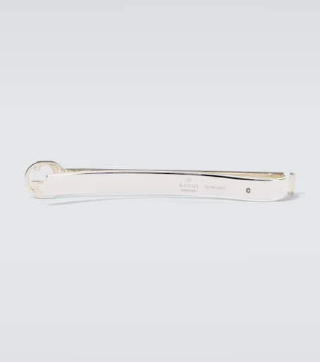 Gucci Interlocking G 925 sterling silver tie bar 4