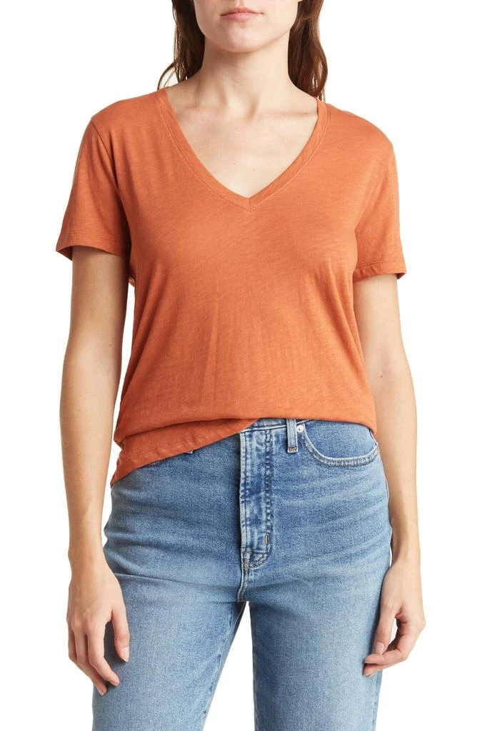 Madewell V-Neck Short Sleeve T-Shirt 1