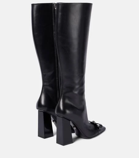 Versace Gianni Ribbon leather knee-high boots 3