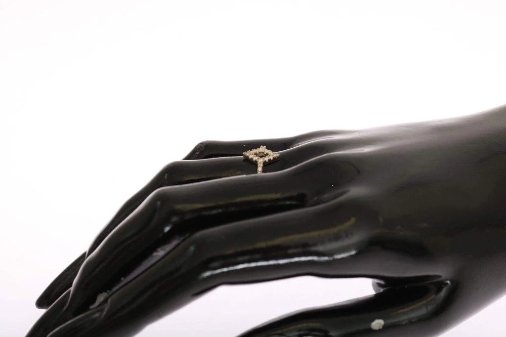 Nialaya Nialaya Silver Rhombus  Clear CZ 925 Silver Ring 5