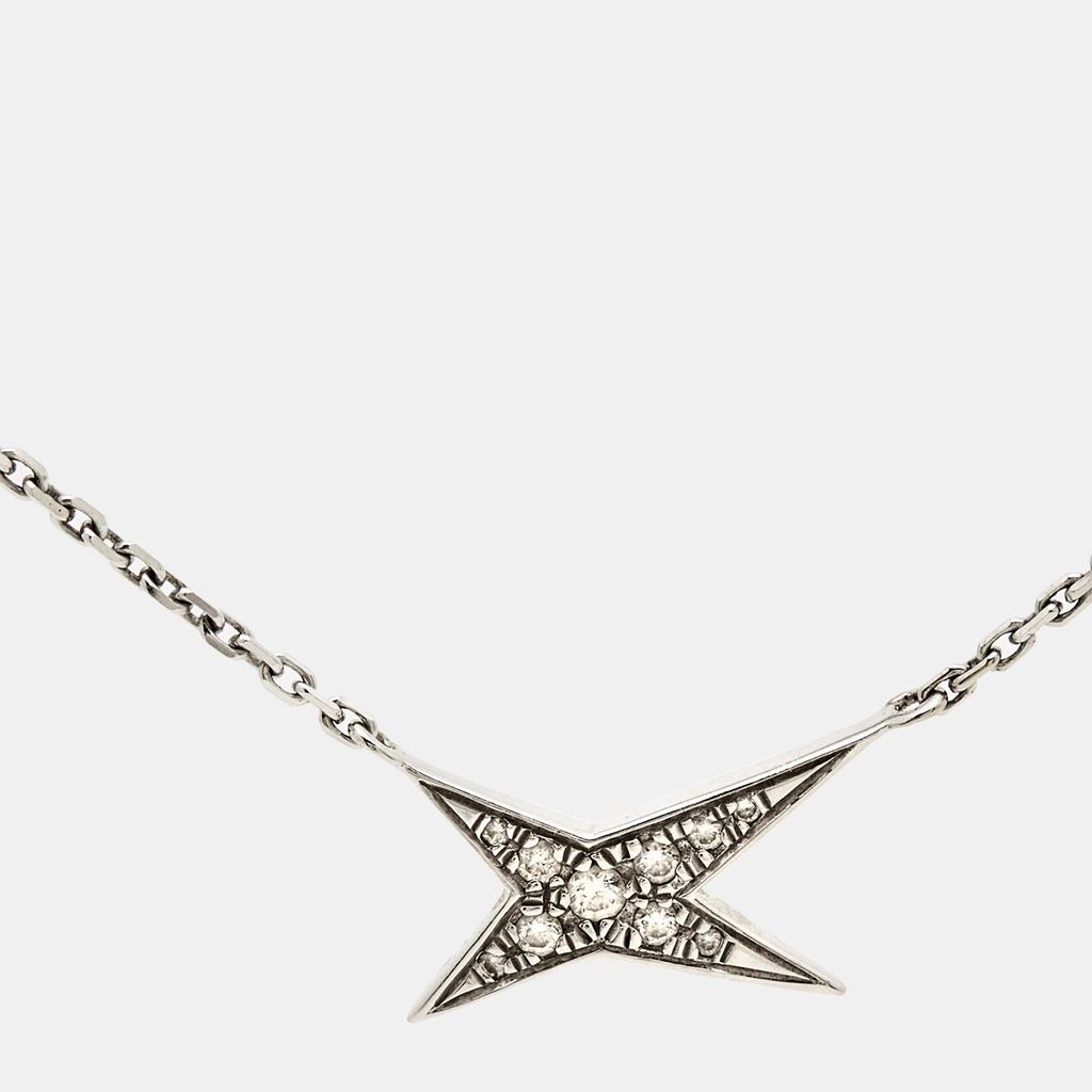 MAUBOUSSIN Valentin For You Star Diamond 18K White Gold Necklace