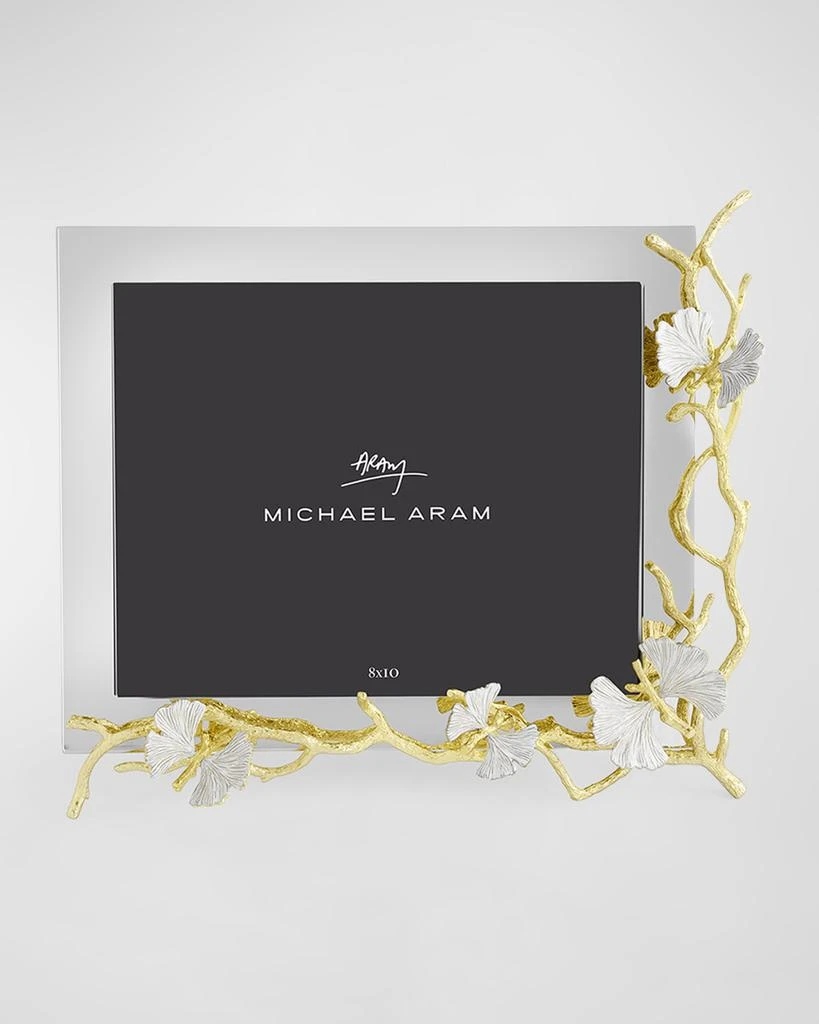 Michael Aram Butterfly Ginkgo White and Gold Frame, 8" x 10" 4