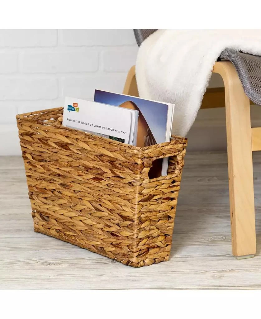 Honey Can Do Honey-Can-Do Magazine Basket Water Hyacinth 5