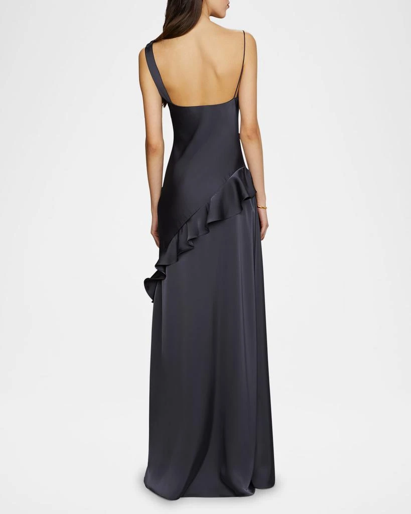 AMUR Juliet Charmeuse Cowl-Neck Gown 3