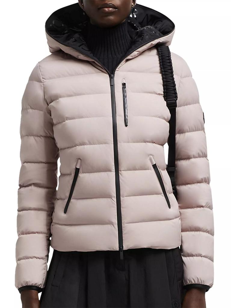 Moncler Herbe Hooded Short Down Jacket