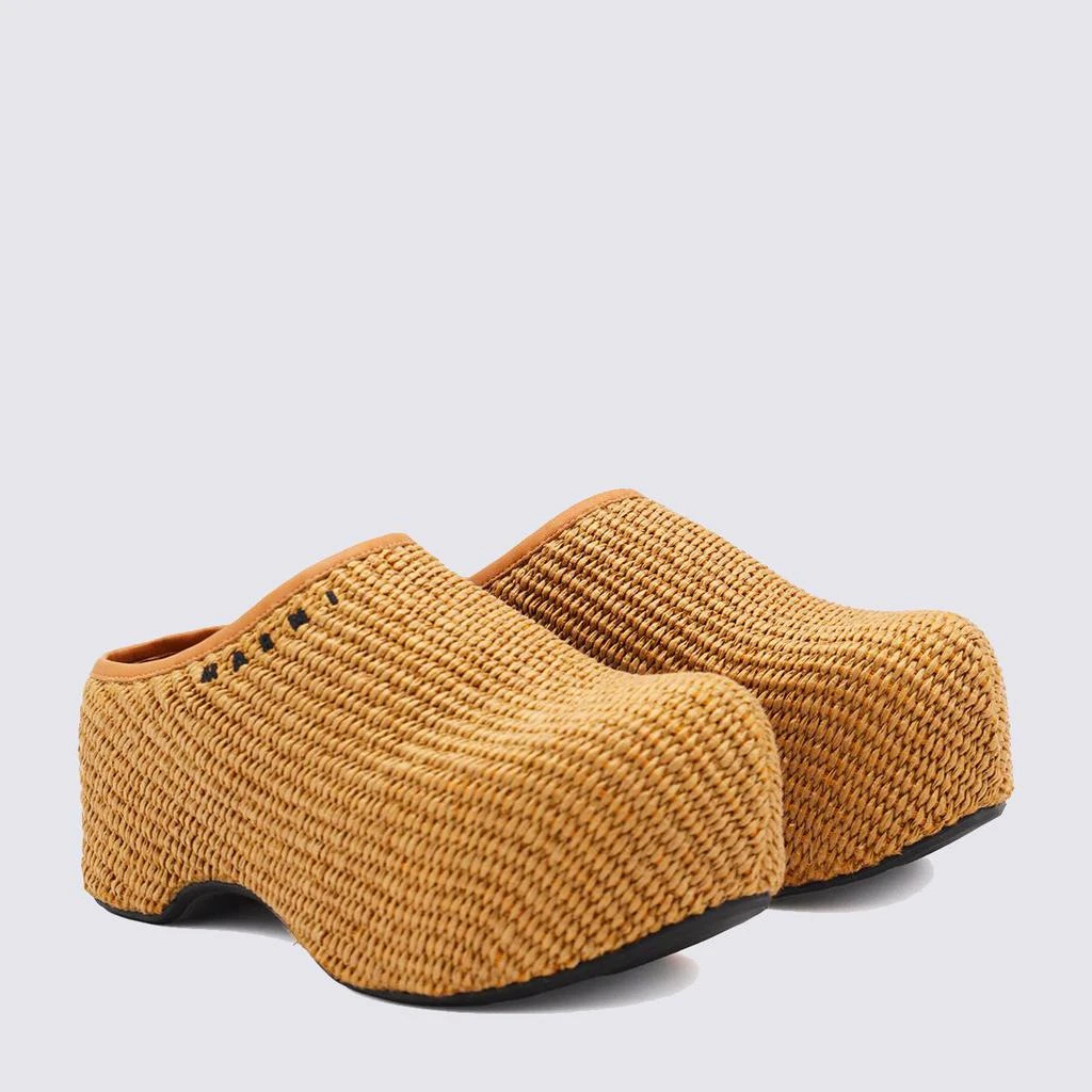 Marni Marni Brown Leather Sandals 3