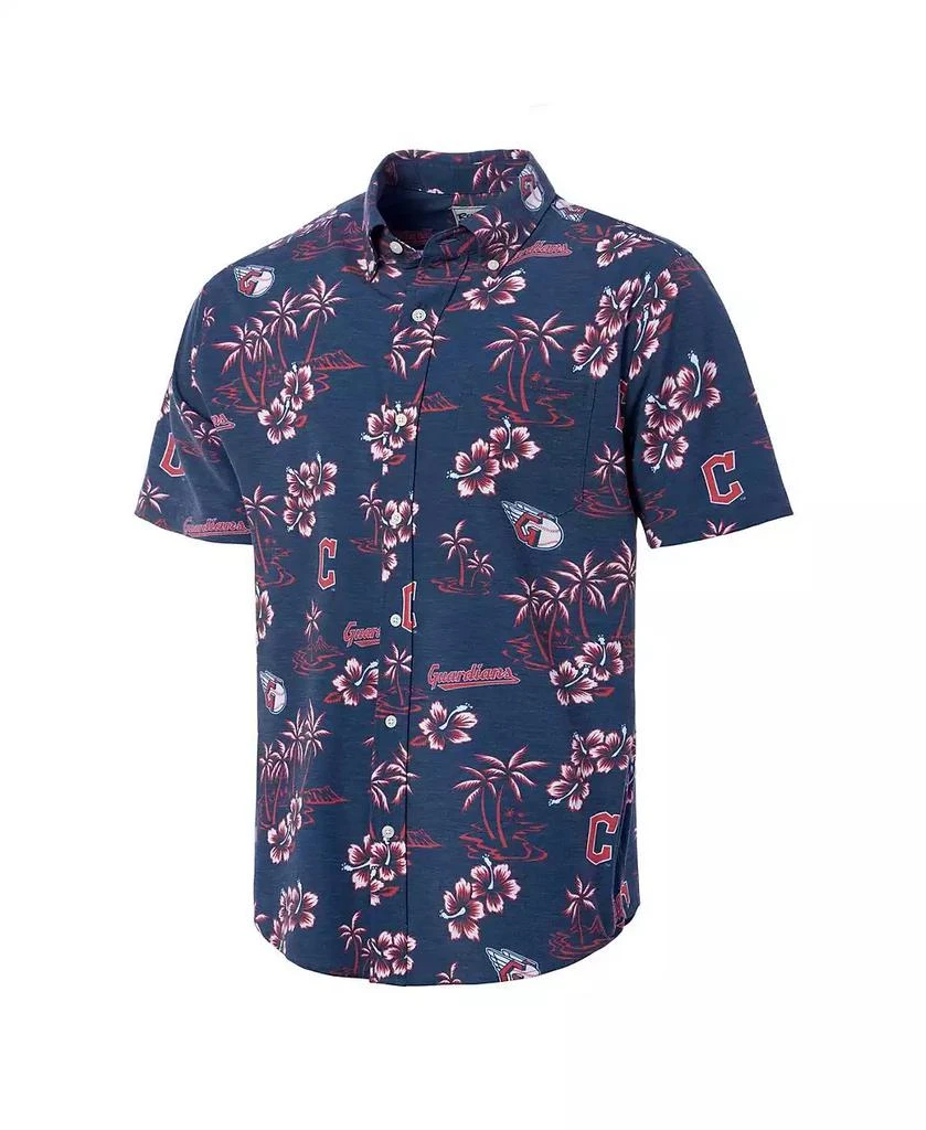 Reyn Spooner Men's Navy Cleveland Guardians Kekai Button-Down Shirt 2