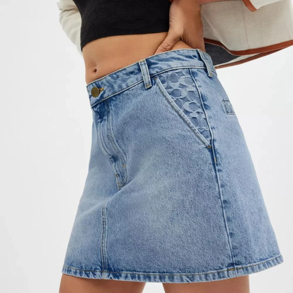 Coach Denim Skirt 4