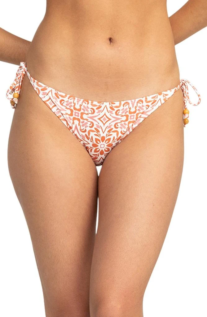 Roxy Fresco Tile Cheeky Bikini Bottoms