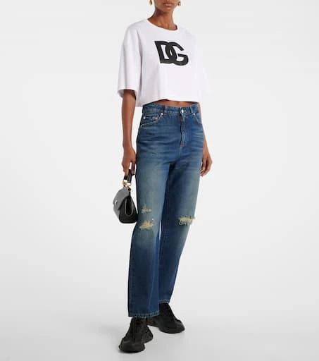 Dolce
Gabbana Fast leather-trimmed sneakers 3